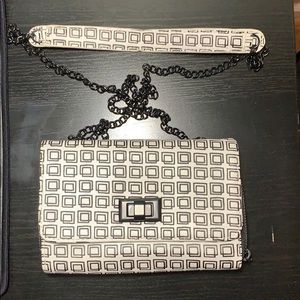 Black and White Crossbody bag